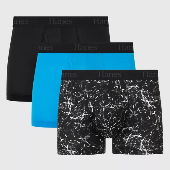 Hanes Originals Premium Men's Super Stretch Trunks - 3 Pack - Size: Medium