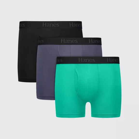 Hanes Originals Premium Men's Super Stretch Trunks - 3 Pack - Size: Small