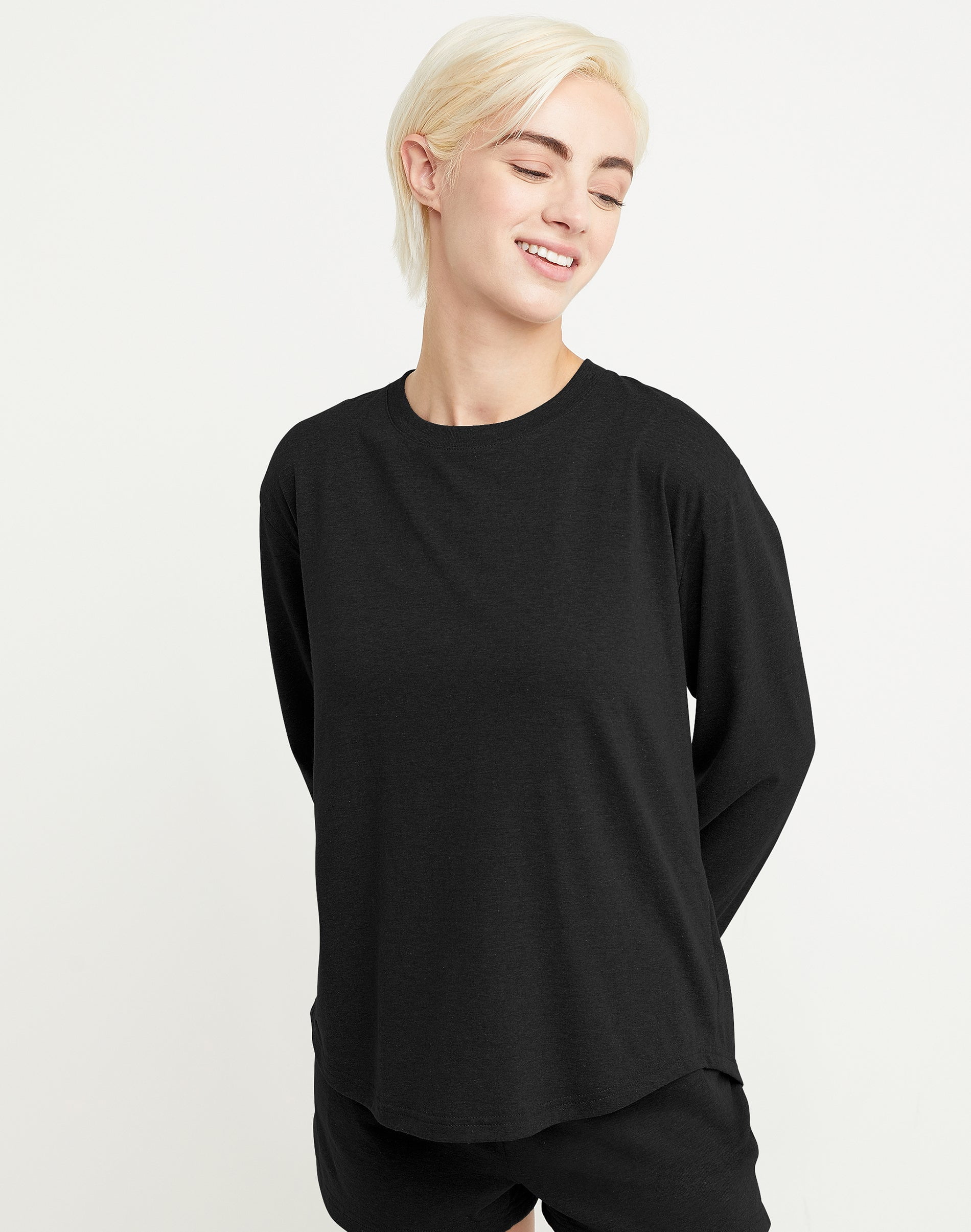 Blue 84 Women's Tri-Blend Long Sleeve T-Shirt - Campus Bruins Style, Soft Fanwear