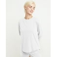 thumbnail image 1 of Hanes Originals Tri-Blend Women's Long Sleeve T-Shirt, Relaxed Fit Eco White XL, 1 of 5