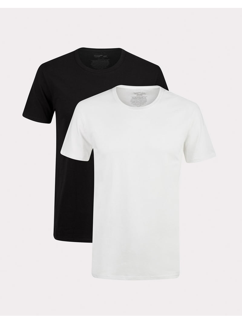 Hanes Originals Ultimate Men's Crewneck T-Shirt, Slim Fit, 2