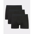 thumbnail image 1 of Hanes Originals Ultimate Men's SuperSoft Trunk Underwear, Black, 3-Pack M, 1 of 9