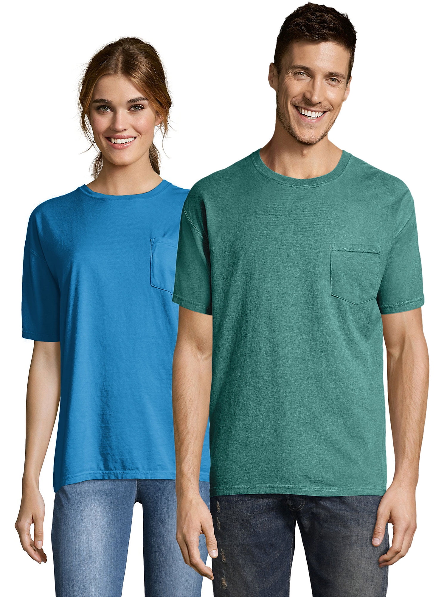 Hanes Men's Tagless T-Shirt - 6 Oz. Preshrunk Cotton, Quarter-Turned, Made With USA Cotton - View #8
