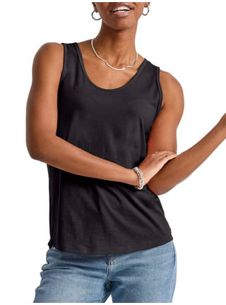 ICHUANYI Women's Camisole Tops with Built in Bra Neck Vest Padded Slim Fit Tank  Tops 