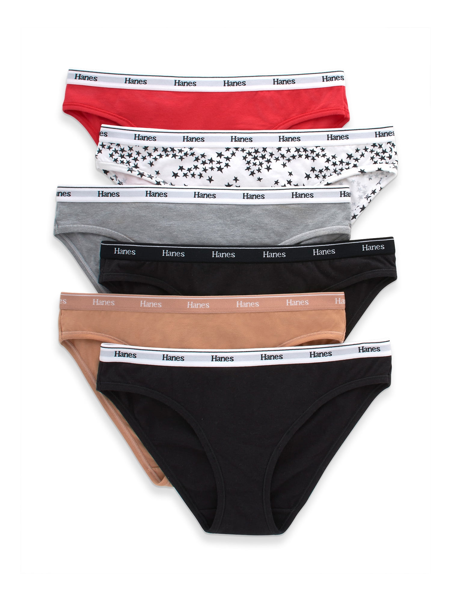 Hanes Womens Women's 6 Pack Core Cotton Brief Panty-Assorted : :  Clothing, Shoes & Accessories