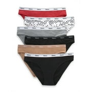 Hanes Womens Underwear 6-Pack, Stretch Cotton Panties, Breathable Underwear for Women