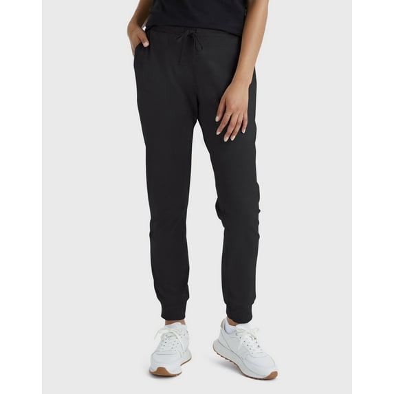 Hanes Originals Women's Cotton Joggers, 29" Black S