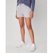 Hanes Originals Women's Cotton Jersey Shorts, 2.5" Light Steel XS