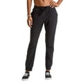 thumbnail image 1 of Hanes Originals Women’s Cotton Joggers, 29" (Plus Size) Black 2X, 1 of 6