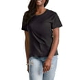 thumbnail image 1 of Hanes Originals Women's Cotton Tee with Short Sleeves, Sizes XS-XXL, 1 of 6