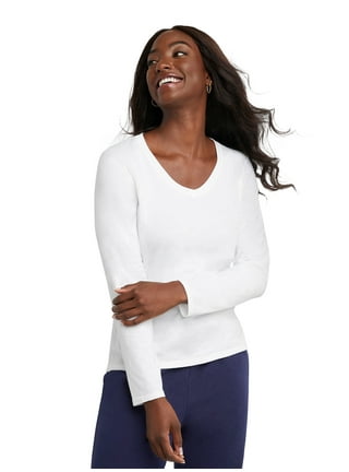White Long-sleeved tops for Women