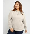 thumbnail image 1 of Hanes Originals Women's Fleece Hoodie (Plus Size) Natural 4X, 1 of 6