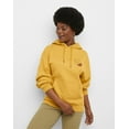 thumbnail image 1 of Hanes Originals Women's Fleece Hoodie, Stay Groovy Bold Hytop Gold L, 1 of 6