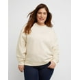 thumbnail image 1 of Hanes Originals Women's Fleece Sweatshirt (Plus Size) Natural 2X, 1 of 6