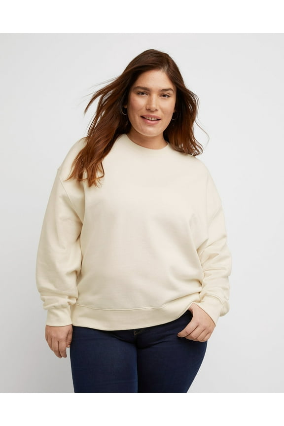Originals Women's Fleece Sweatshirt (Plus Size) Natural 2X