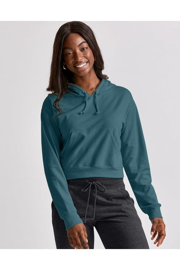 Originals Women's French Terry Cropped Hoodie Cactus XL