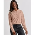 thumbnail image 1 of Hanes Originals Women's French Terry Cropped Hoodie Iced Mocha 2XL, 1 of 4