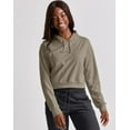 thumbnail image 1 of Hanes Originals Women's French Terry Cropped Hoodie Oregano Heather 2XL, 1 of 4