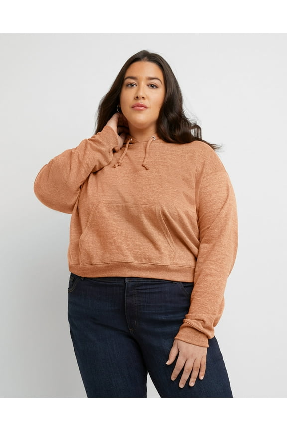 Originals Women’s French Terry Cropped Hoodie (Plus Size) Allgood Gold 2X