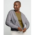 thumbnail image 1 of Hanes Originals Women's French Terry Hoodie, Full Zip Black Heather XS, 1 of 4