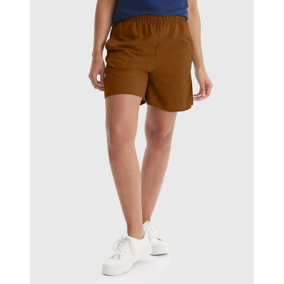 Hanes Originals Women's French Terry Shorts, 5" Allgood Gold S