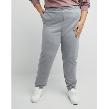 Hanes Originals Women's French Terry Sweatpants, 30" (Plus Size) Concrete Pe Heather 4X