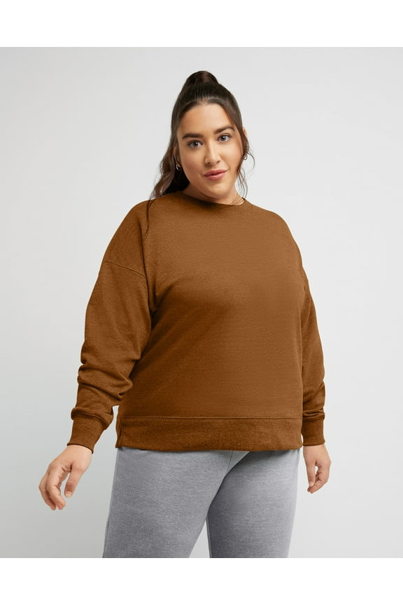 Originals Women's French Terry Sweatshirt (Plus Size) Allgood Gold 2X