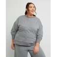thumbnail image 1 of Hanes Originals Women's French Terry Sweatshirt (Plus Size) Black 50R PE Heather 3X, 1 of 5