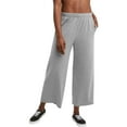 thumbnail image 1 of Hanes Originals Women's French Terry Wide Leg Crop Pants, 1 of 5
