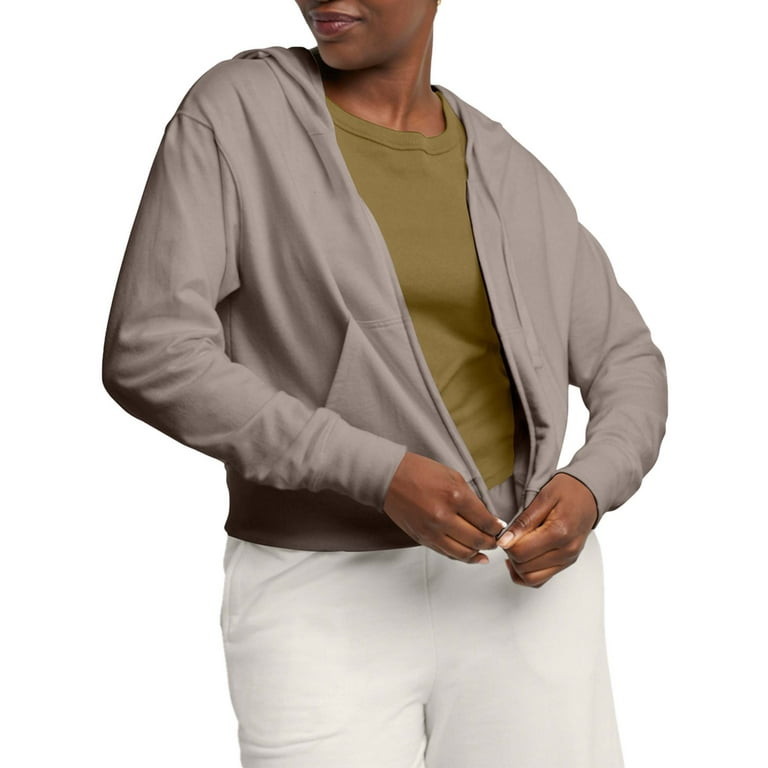 Hanes women's shop zip front hoodie