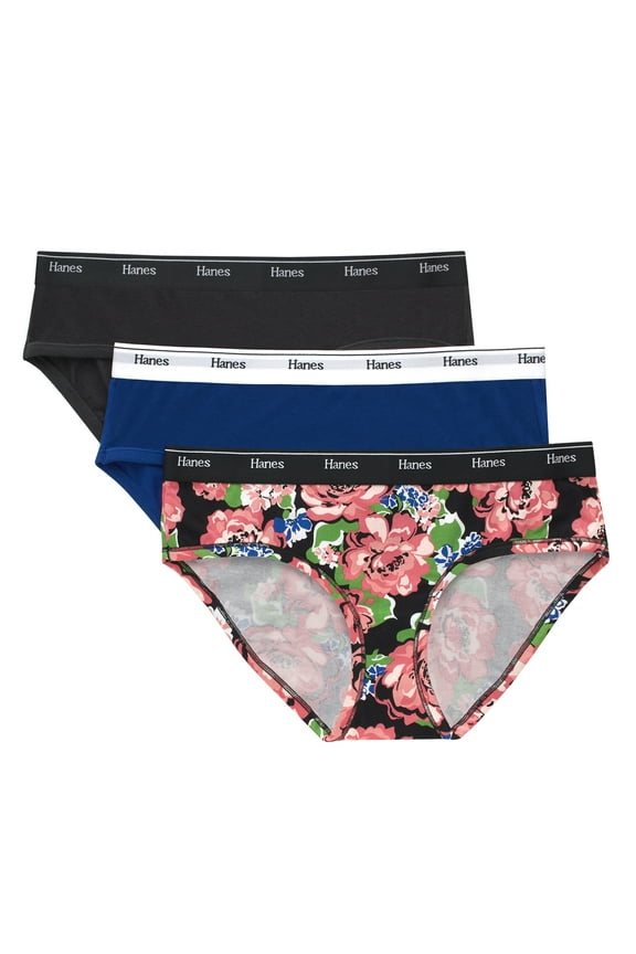 Originals Women's Hipster Underwear, Breathable Cotton Stretch, 3-Pack