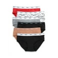 thumbnail image 1 of Hanes Womens Underwear Hipster 6-Pack, Breathable Panties, Stretch Cotton Underwear for Women, 1 of 10