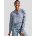 thumbnail image 1 of Hanes Originals Women's Hoodie French Terry Cropped Sweatshirt Hooded Relaxed Fit XS-2XL, 1 of 5
