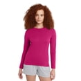 thumbnail image 1 of Hanes Originals Women’s Lightweight Crewneck Cotton Tee with Long Sleeves, Sizes XS-XXL, 1 of 8