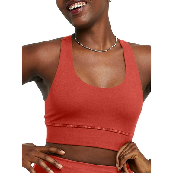 Hanes Originals Women's Longline Sports Bra, Sizes XS-XXL
