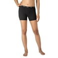 thumbnail image 1 of Hanes Originals Women's Mid-Thigh Boxer Brief Underwear, Breathable Cotton Stretch, 4-Pack, 1 of 5