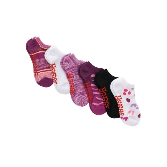 Hanes Originals Women's No Show Socks, Moisture Wicking, 6-Pair Pack