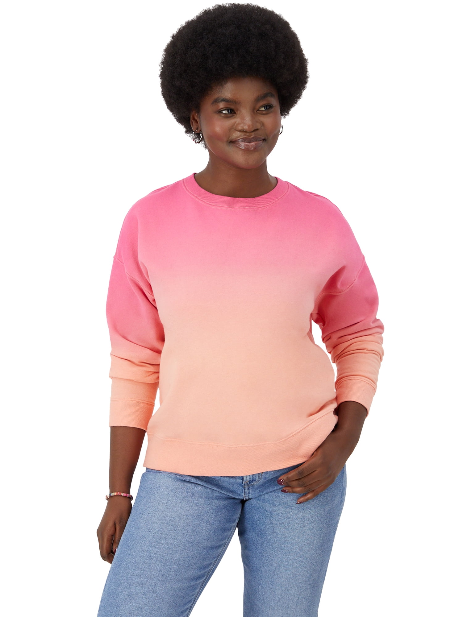 Hollister Hoodie Womens Hoodie Pink Ombre Hoodie Hanes Originals