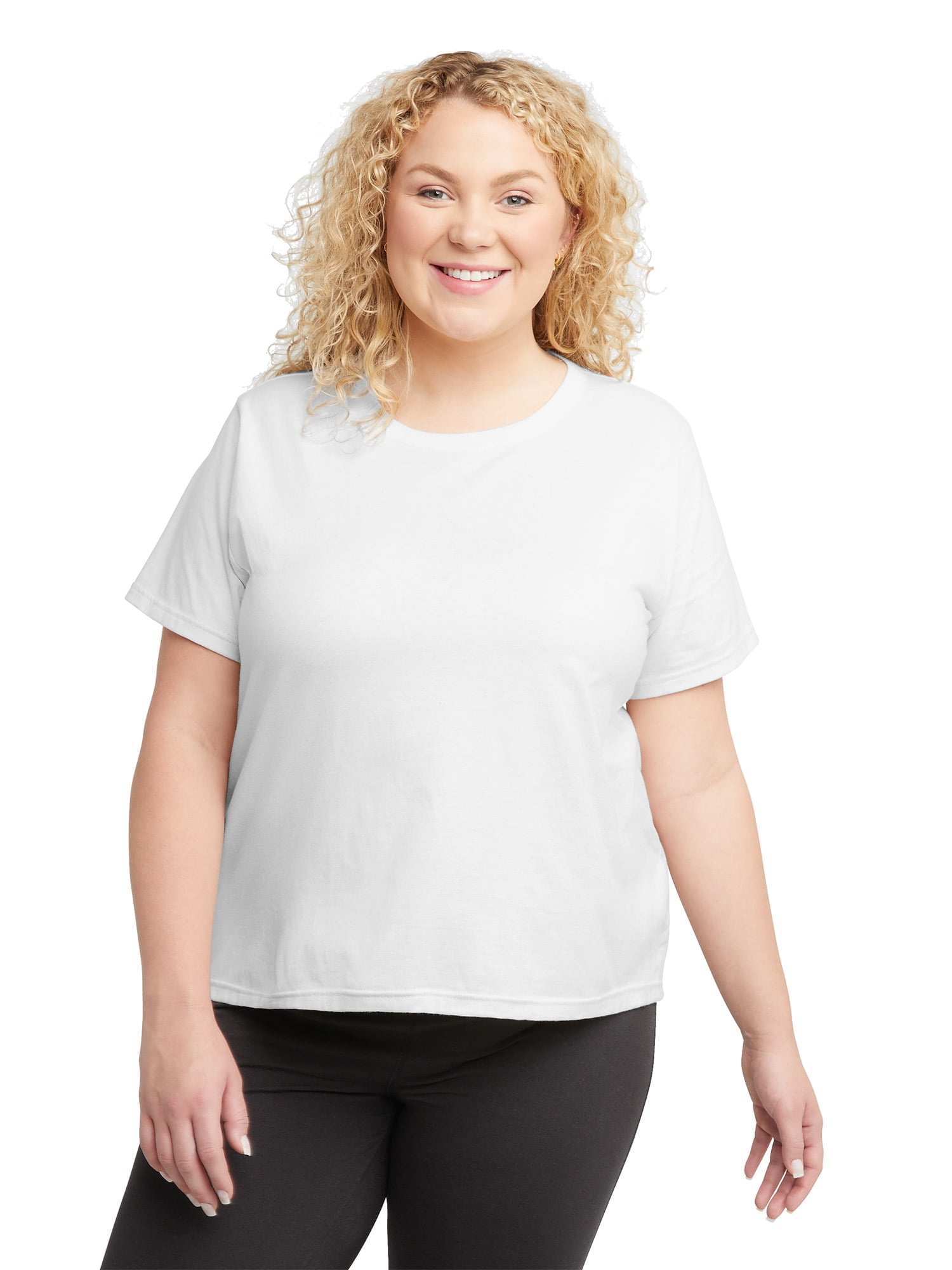 Hanes Originals Women's Plus Size Classic Fit T-Shirt - Walmart.com