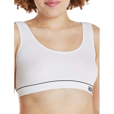 Hanes Originals Women's Rib Scoop Bralette