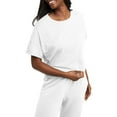 thumbnail image 1 of Hanes Originals Women's Rolled Short Sleeve Boxy Crew Tee, 1 of 5