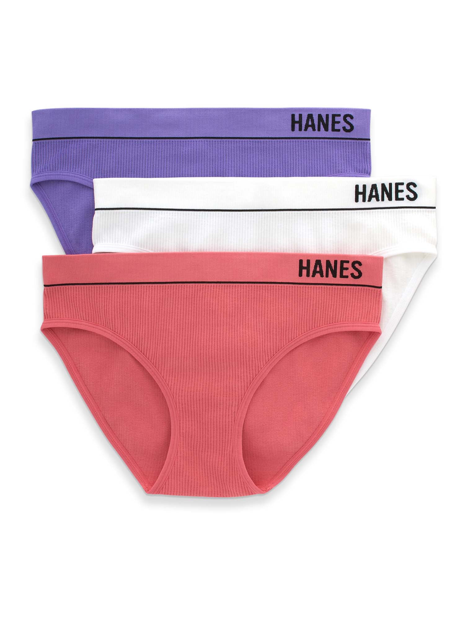 Hanes Invisible Lace Waist Bikini 3-Pack, Assorted Colors – Shamrock Apparel