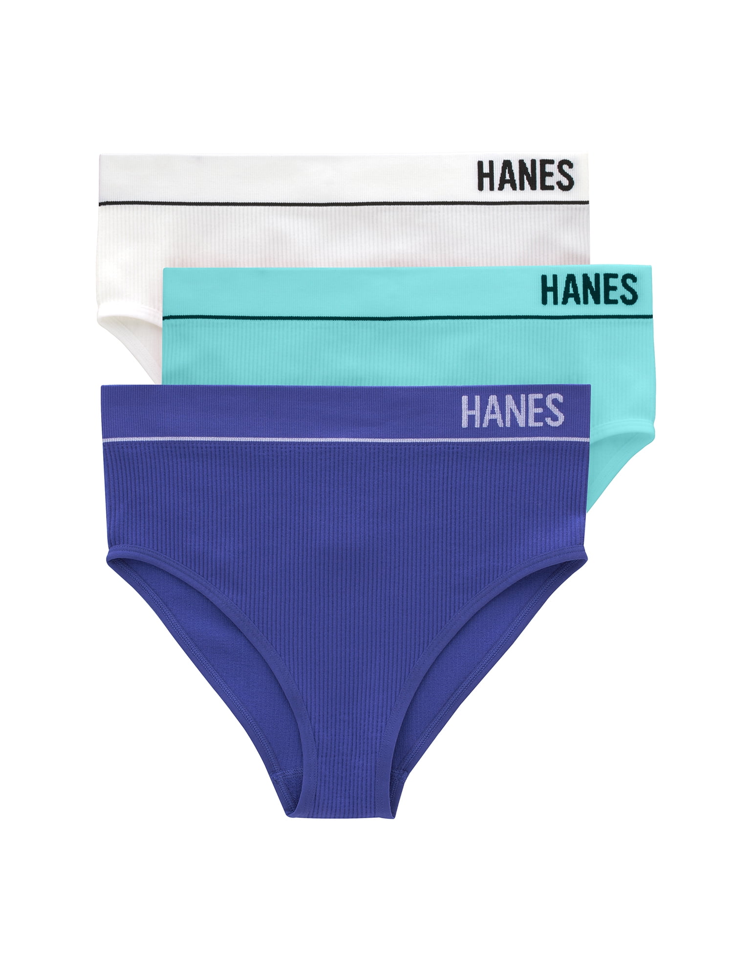 海外輸入 インボイス Hanes Fabric Underwear Bikini Hi-Leg Rib Seamless Originals 服＆ファッション小物
