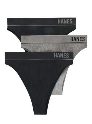 Hanes Womens Renew Recycled Microfiber Thong 3-Pack : : Clothing,  Shoes & Accessories