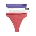 thumbnail image 1 of Hanes Originals Women’s Seamless Rib Hi-Rise Cheeky Underwear, 3-Pack, 1 of 10