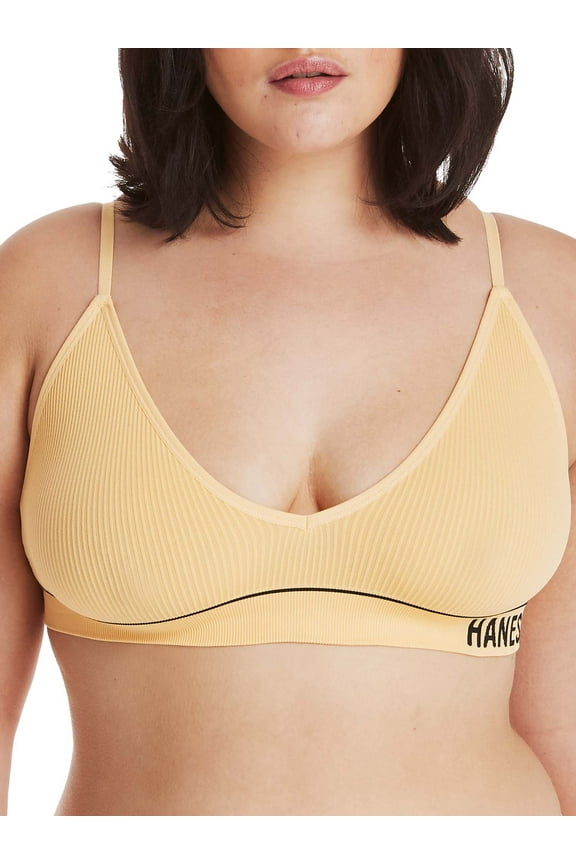 Originals Women’s Seamless Rib Triangle Bralette, ComfortFlex Fit, Style MHB005