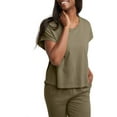 thumbnail image 1 of Hanes Originals Women's Short Sleeve Twisted Neck Tee, 1 of 5