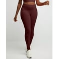thumbnail image 1 of Hanes Originals Women's Stretch Jersey Hi-Rise Leggings, 27" Mulled Berry S, 1 of 5