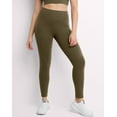 thumbnail image 1 of Hanes Originals Women's Stretch Jersey Hi-Rise Leggings, 27" Oregano S, 1 of 5