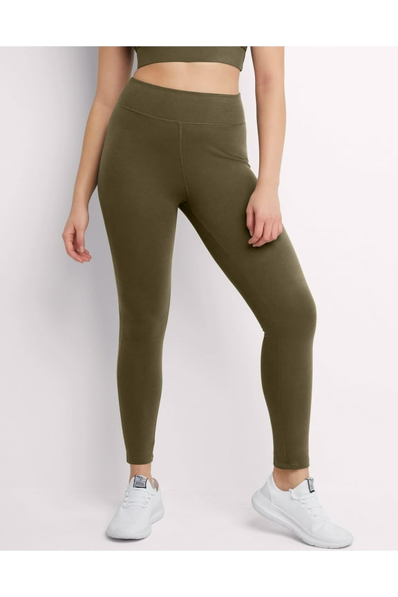 Originals Women's Stretch Jersey Hi-Rise Leggings, 27" Oregano XS